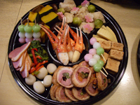 堺筋本町の日本紐釦の側の居酒屋【京のおばんざい小町】オードブルセット1